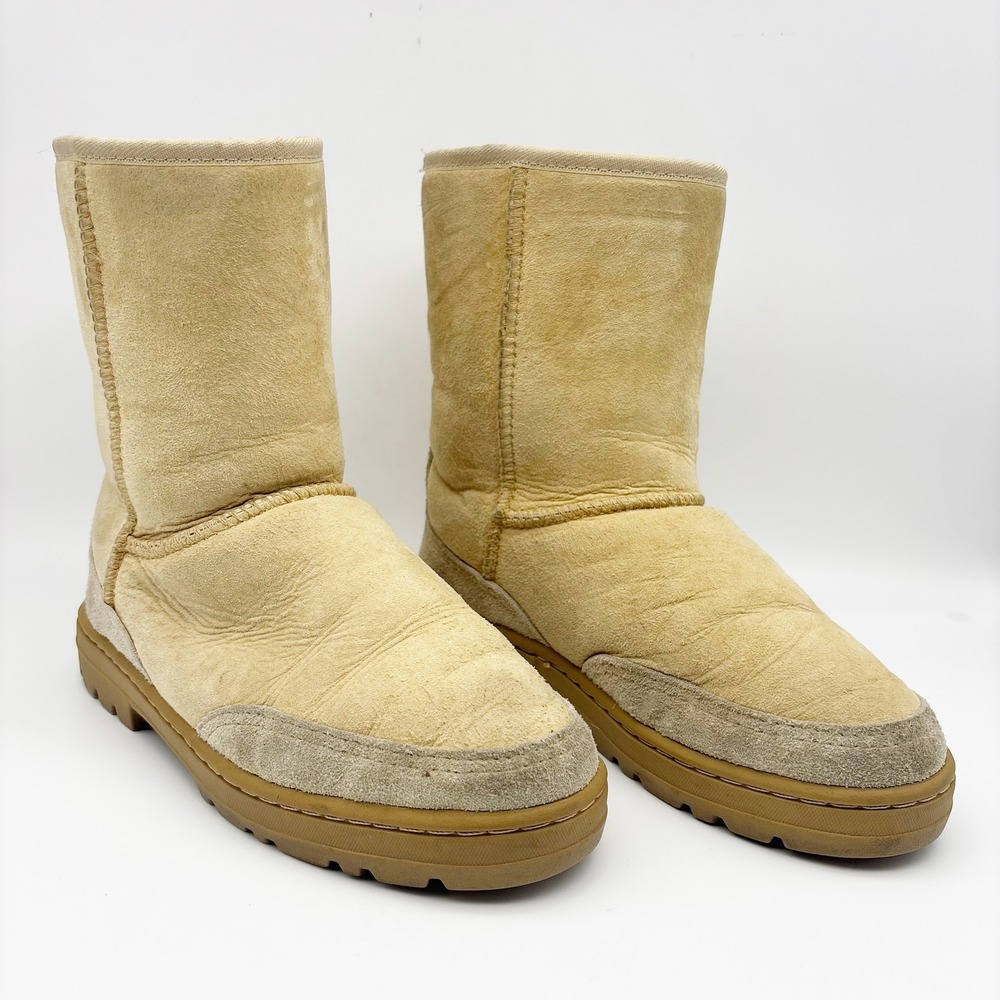Ugg Australia Vintage Y2K Ultra Short Classic Suede Boots in Sand Size 7